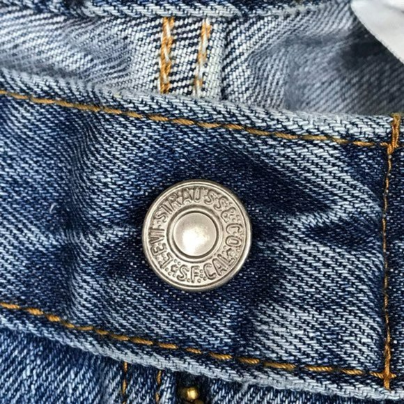 Levi's 505 Regular Fit Jeans Y2K Boyfriend High Rise High Waist Mom Jeans - Picture 10 of 14